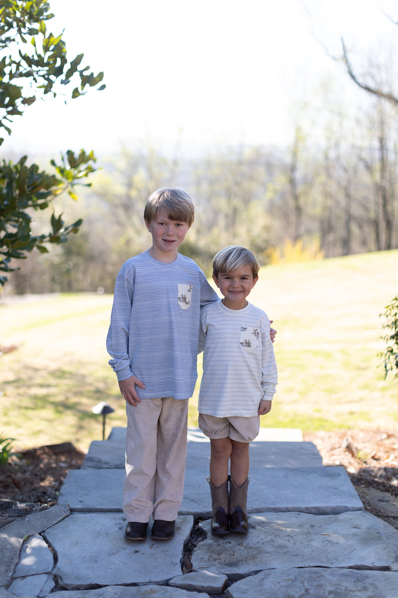 Finn Shorts in Toast Non-Wrinkle Cord