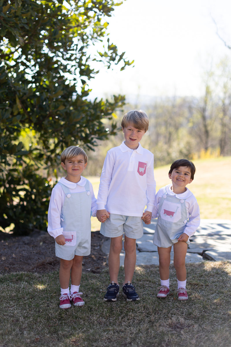 David Knit Shirt Long Sleeve Basic in White Knit