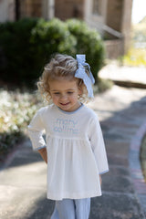 Mia Top in Ivory Gauze