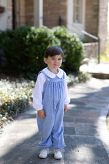 David Knit Shirt Long Sleeve Basic in White Knit