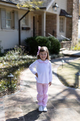 Bloomer Pants Long in Light Pink 1/8 Check