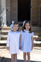 Weezie Dress in Light Blue 1/8 Check