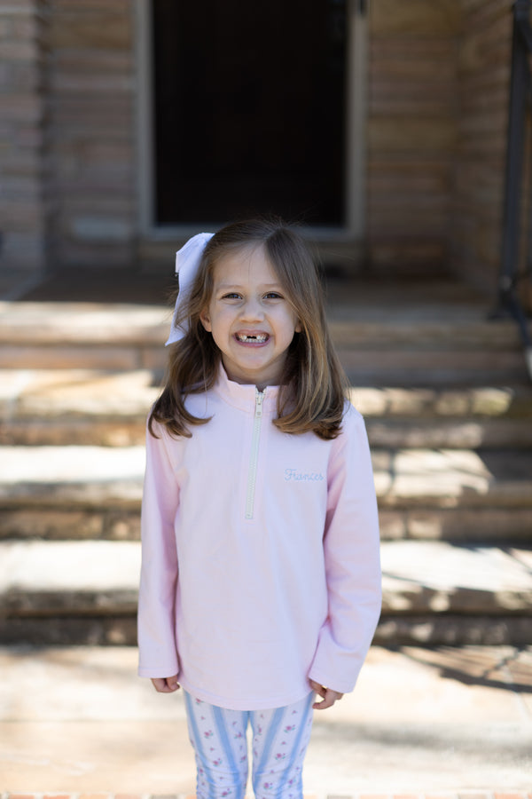 Dylan Knit Pullover Basic in Light Pink Knit