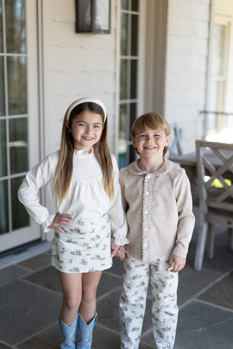 Sadie Skort in Duck Hunt Ivory