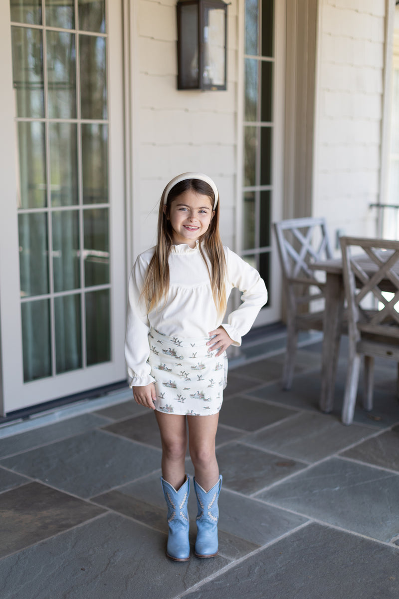 Sadie Skort in Duck Hunt Ivory
