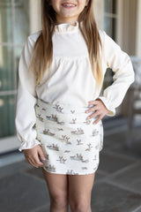 Sadie Skort in Duck Hunt Ivory