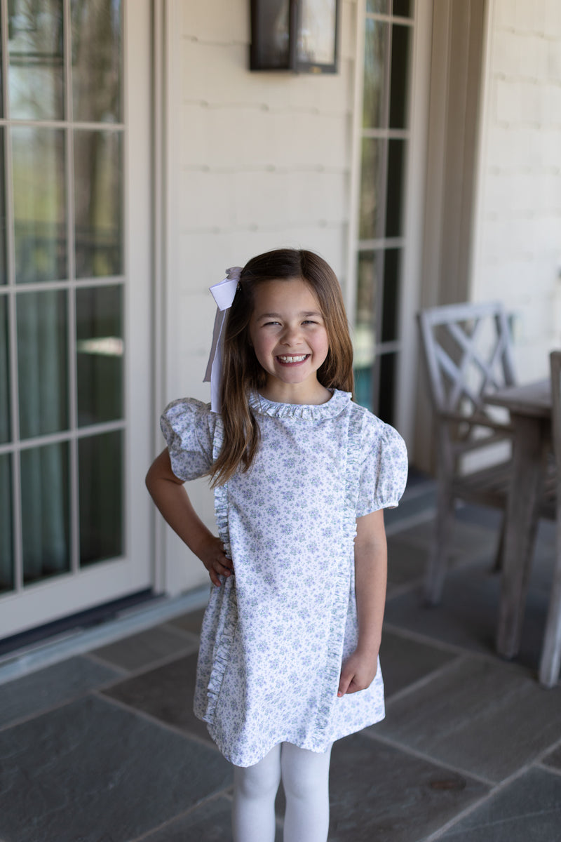 Sissy Dress w/ Ruffles in Lavender Fields