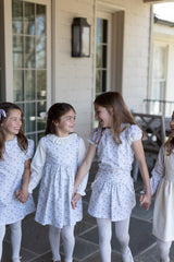 Frances Wrap Dress in Lavender Fields