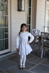 Frances Wrap Dress in Lavender Fields