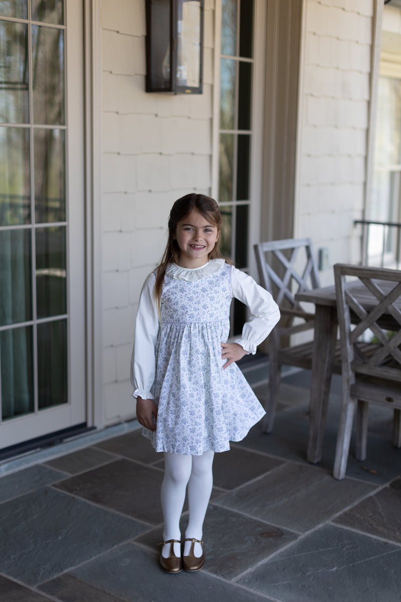Frances Wrap Dress in Lavender Fields