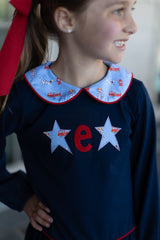 Layton Knit Dress Long Sleeve Basic in Navy Knit