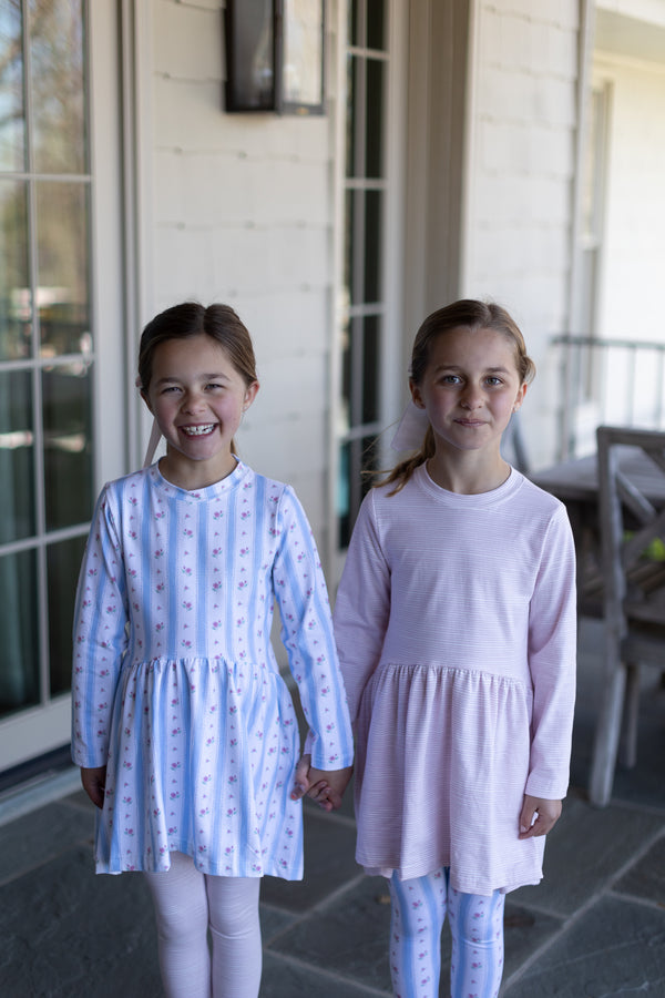 Lucy Knit Dress Premium in Ring Around the Rosie Knit