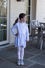 Leggings Premium in Pretty Pink Stripe Knit