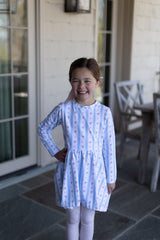 Lucy Knit Dress Premium in Ring Around the Rosie Knit