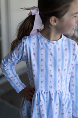Lucy Knit Dress Premium in Ring Around the Rosie Knit