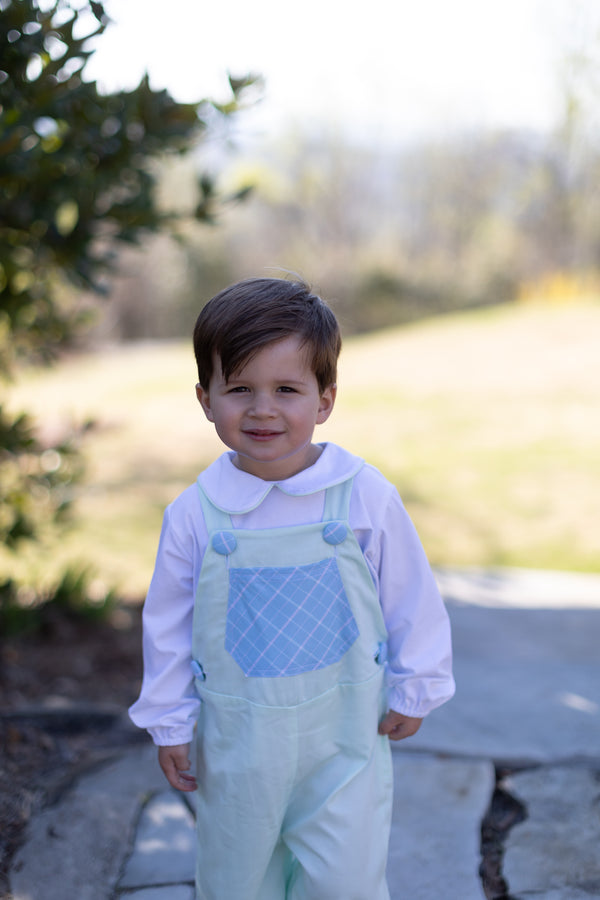 Harry Bubble Long in Seafoam Pique