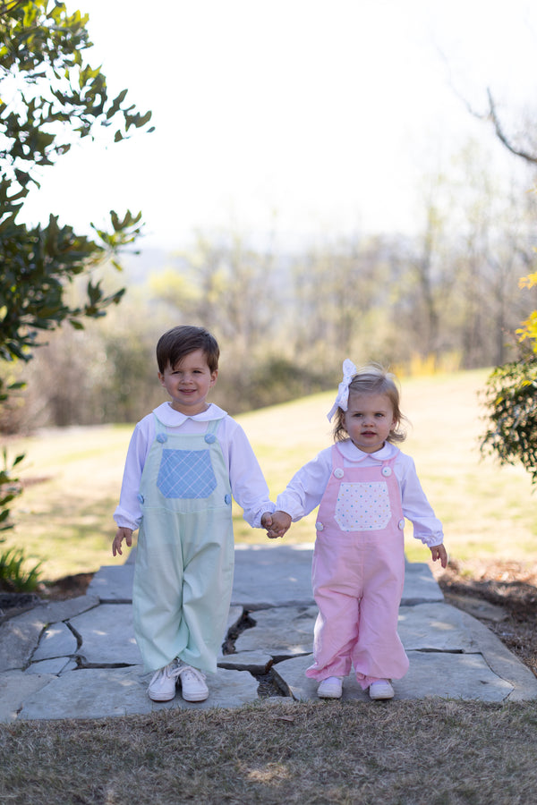 Harry Bubble Long in Baby Pink Corduroy