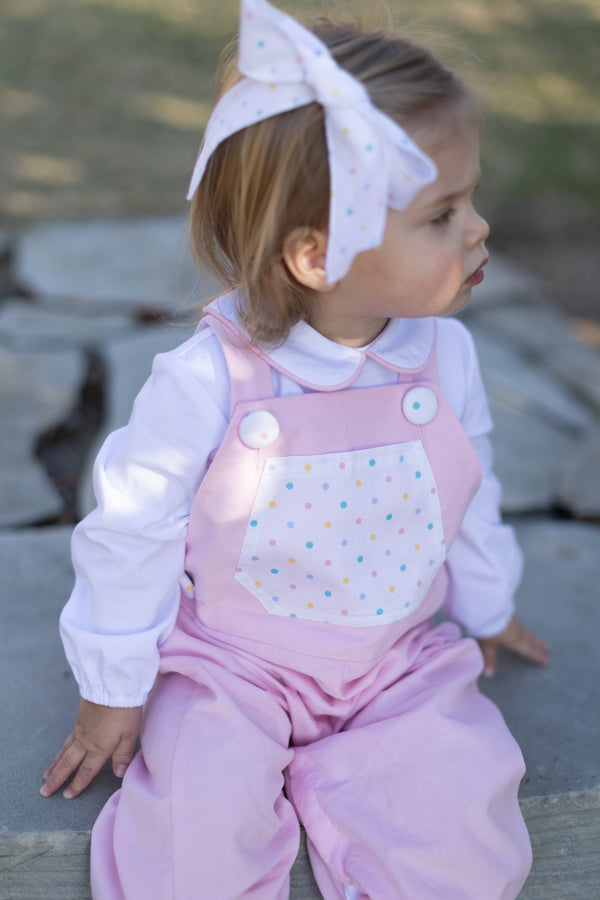 Harry Bubble Long in Baby Pink Corduroy