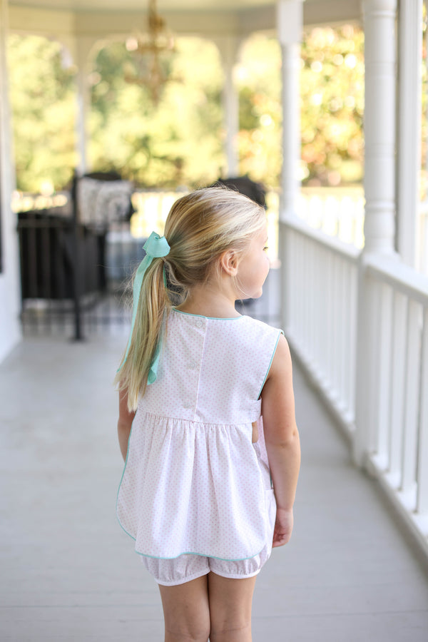 Lottie Shorts in Cotton Candy Dots