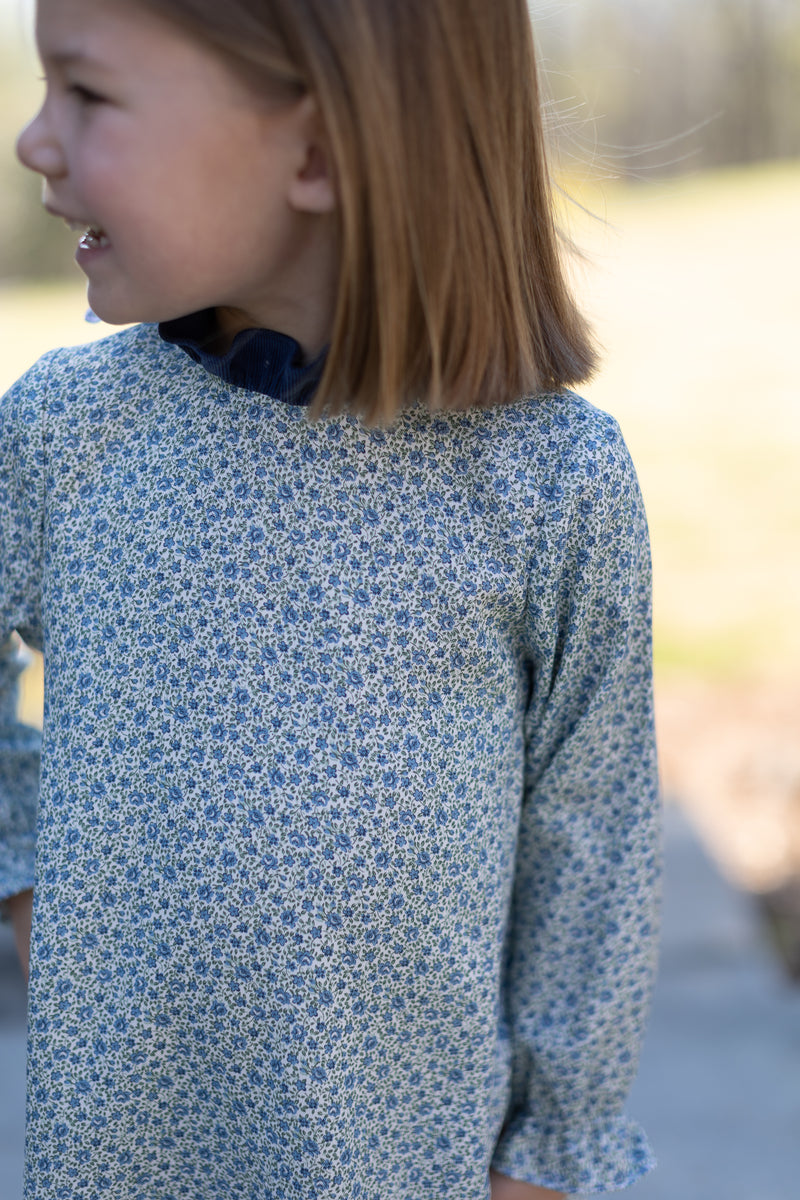 Caroline Dress Long Sleeve in Highgrove Floral