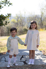Hayes Vintage Shortall in Ivory Non-Wrinkle Cord