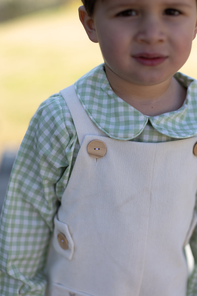 Hayes Vintage Shortall in Ivory Non-Wrinkle Cord