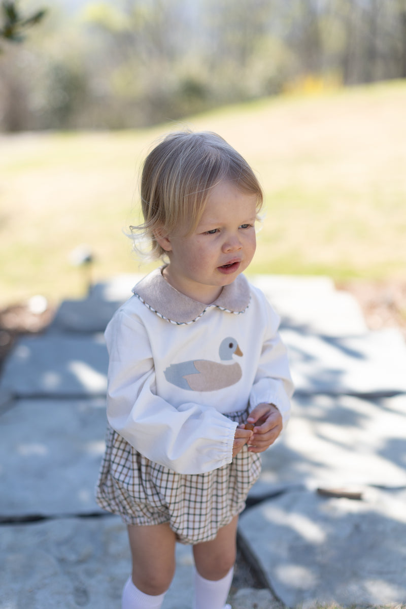 Forrest Bubble Long Sleeve in Highlands Tattersall
