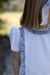 Sissy Dress w/ Ruffles Lined in Seamist Superfine Twill