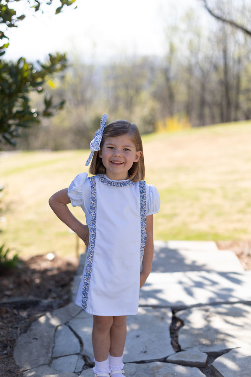 Sissy Dress w/ Ruffles Lined in Seamist Superfine Twill