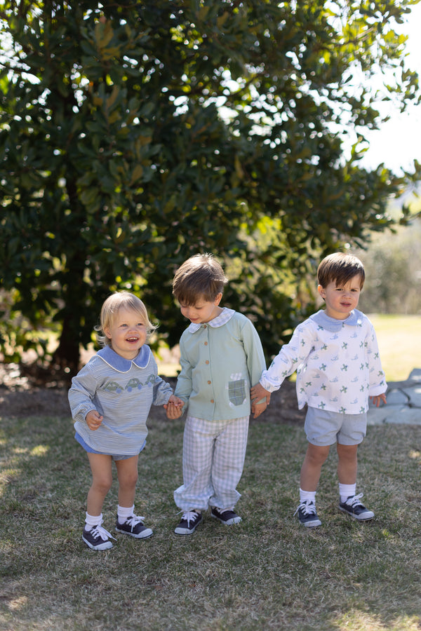 Finn Shorts in Light Blue Chambray