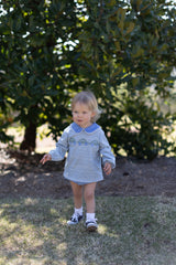 Miller Diaper Cover in Marine Blue Non-Wrinke Cord