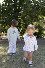 Miller Diaper Cover in Marine Blue Non-Wrinke Cord