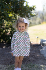 Avery Top Long Sleeve in Christmas Trellis
