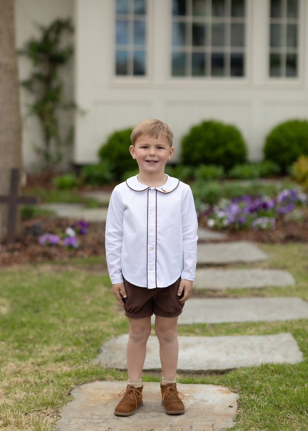 Finn Shorts in Chocolate Corduroy