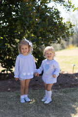 Bloomer Panties in Light Blue 1/8 Check