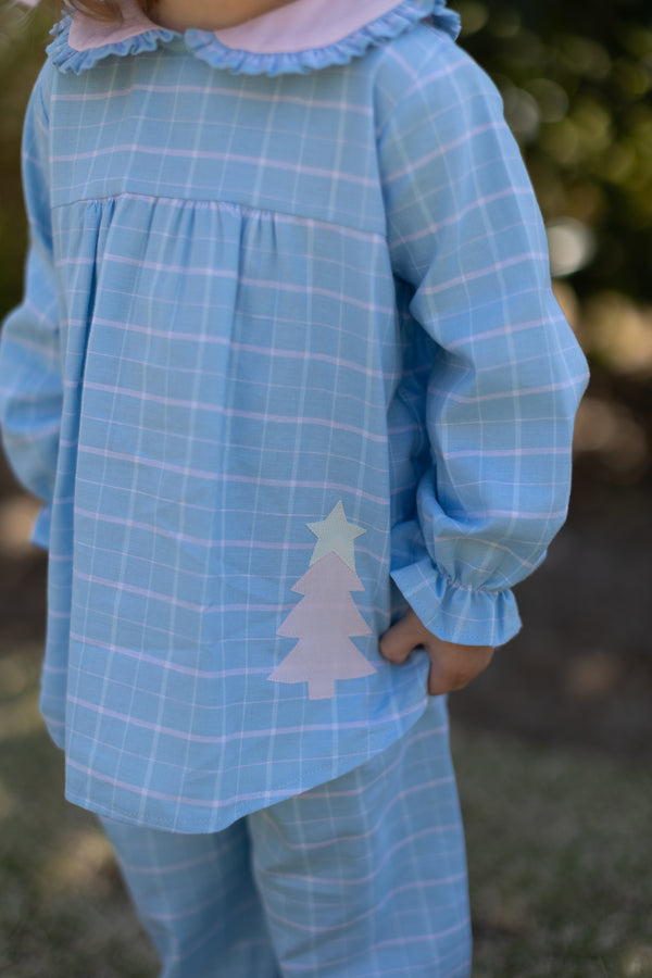 Greta Top Long Sleeve in Playdate Plaid