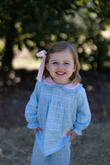 Greta Top Long Sleeve in Playdate Plaid