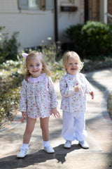 Clara Top Long Sleeve in Green Acres