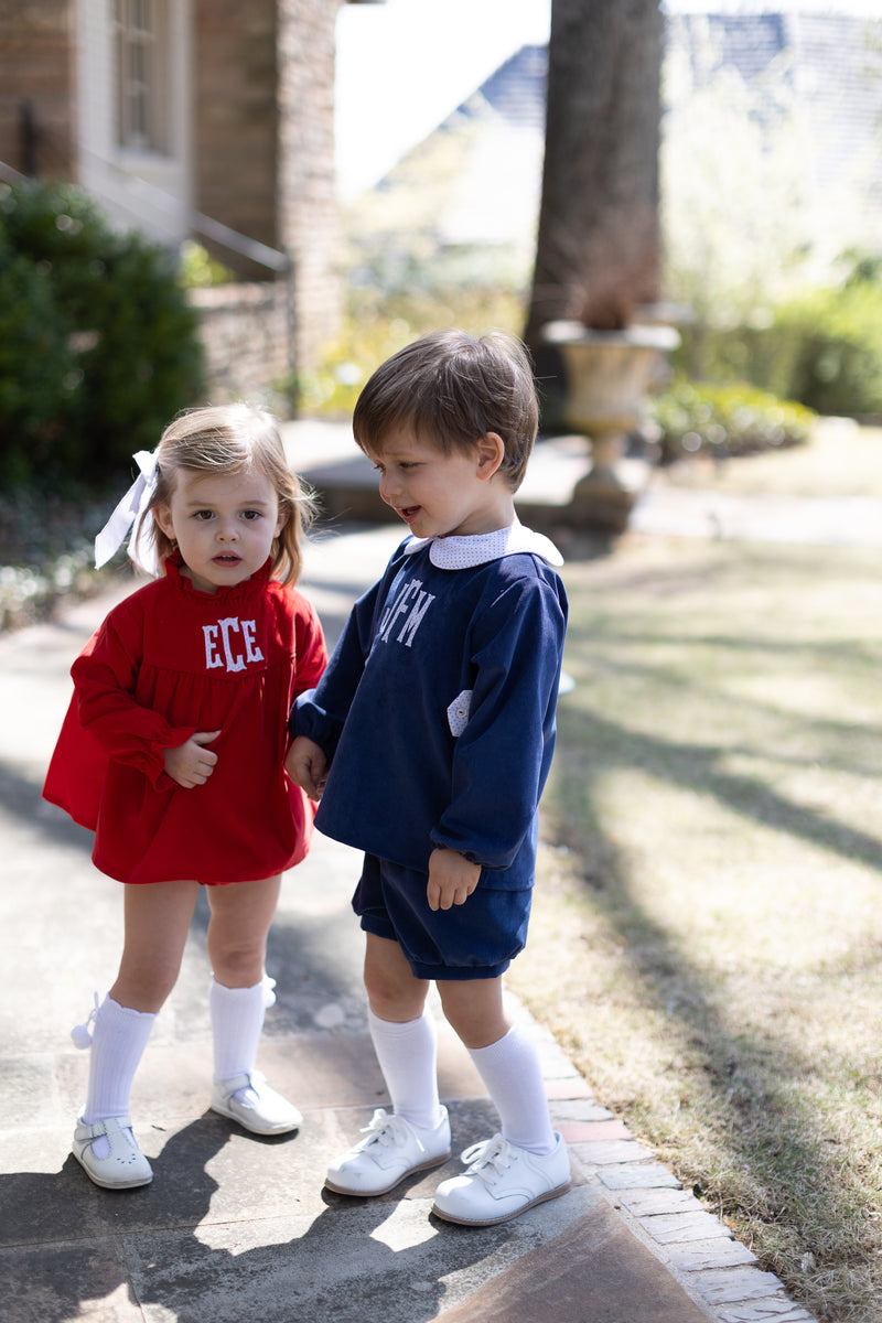 Finn Shorts in Cadet Blue Non-Wrinkle Cord