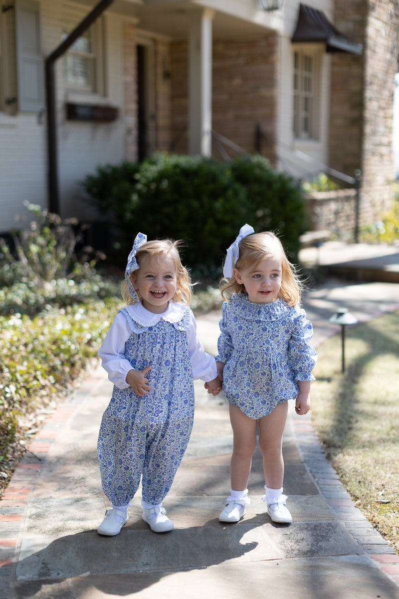 Virginia Bubble Long Sleeve in Blue Liberty Floral