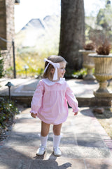 Knee High Seamless Socks with Pom Pom in White