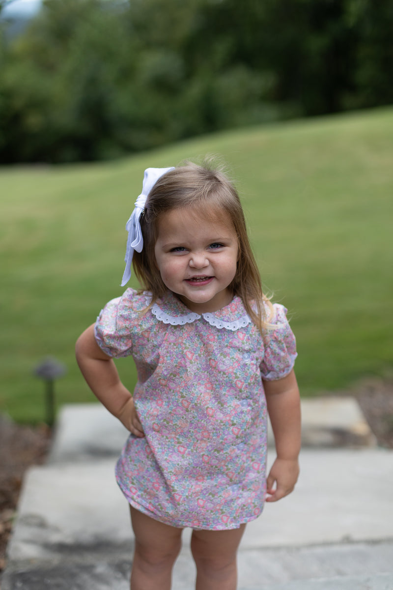 Mary Hollyn Top Short Sleeve in Pink Liberty Floral