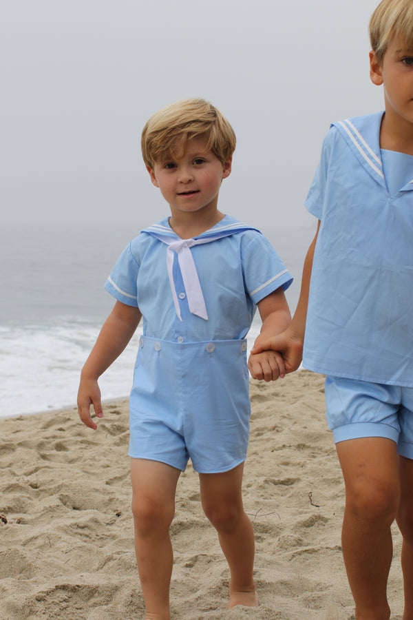 Andrew Button-On Sailor Bubble in Blue Boy Couture