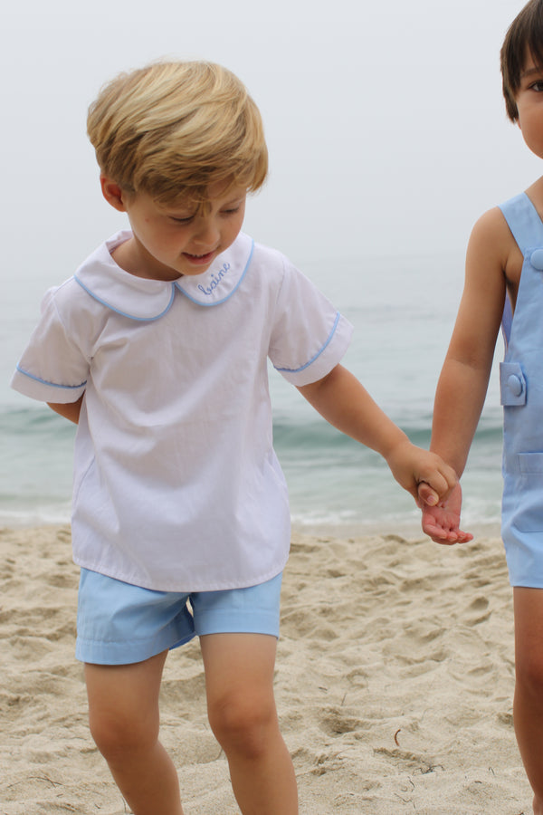 Boy Shorts in Blue Boy Couture