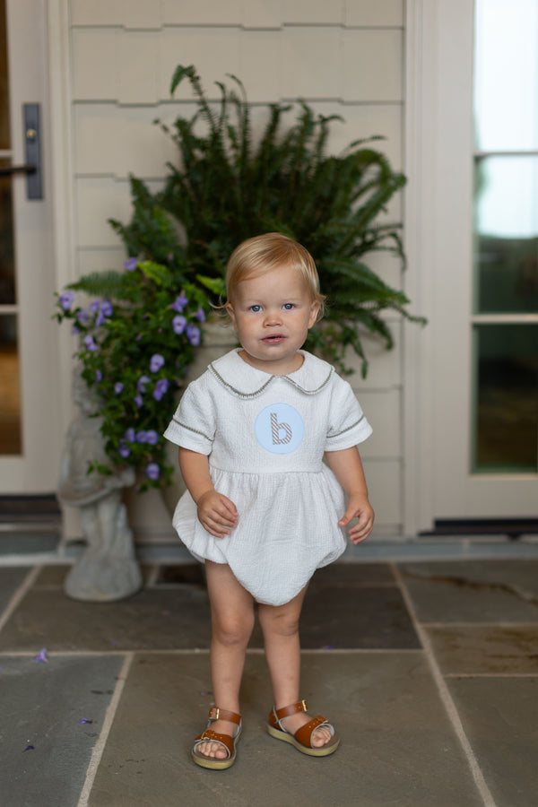 Forrest Bubble Short Sleeve in Ivory Gauze