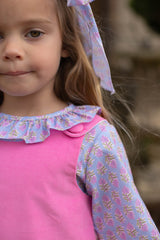 Mary Ann Jumper in Hot Pink Corduroy