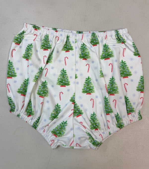 Miller Diaper Cover in Christmas Tree Blue