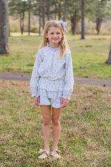Izzie Shorts in Lavender Fields
