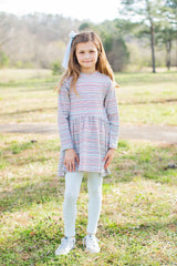 Leggings Premium in Light Blue Knit