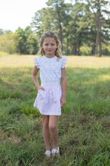Bradford Top in Watercolor Mermaids